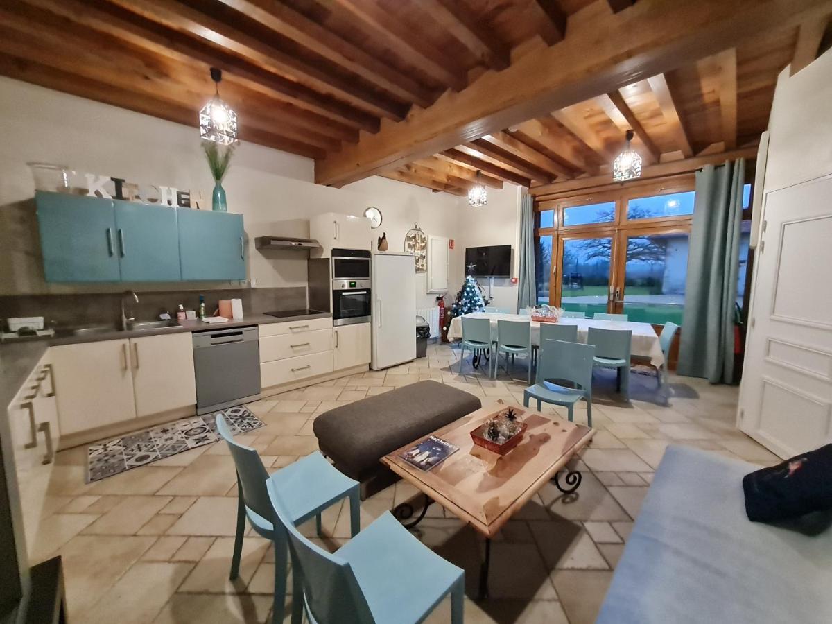 Saint-André-sur-Vieux-Jonc Domaine Du Cuiset -Gite Des Comblesヴィラ エクステリア 写真